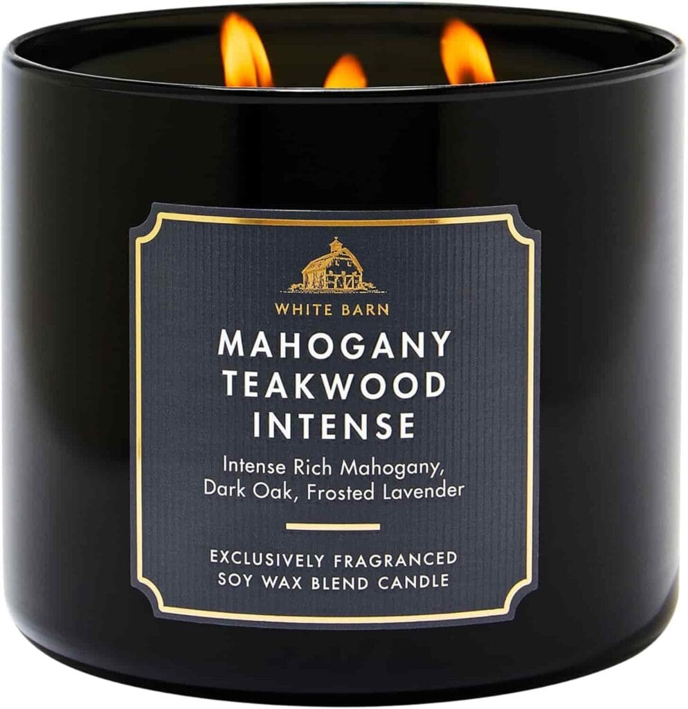 Bath and Body Works Mahogany Teakwood 3-Wick Candle
